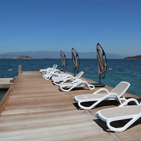 וילה Bodrum Adabuku Luks 2+1 Ozel Plaj Ve Havuzlu